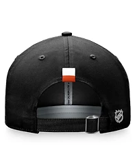 Women's Fanatics Black Philadelphia Flyers Authentic Pro Rink Adjustable Hat