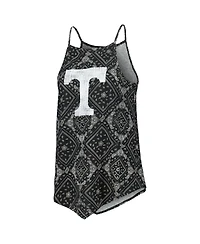 Women's Colosseum x Wrangler Black Distressed Tennessee Volunteers Bandana Tank Top