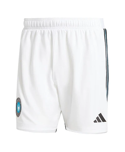 Men's adidas White Charlotte Fc 2024 Home Aeroready Authentic Shorts