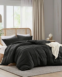 510 Design Porter Washed Pleated 3-Pc. Comforter Set