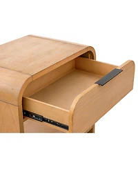 Ink+Ivy 26" Wide Jameson Modern One Drawer Waterfall Nightstand