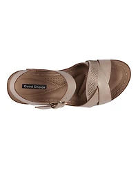 Gc Shoes Women's Monaco Crisscross Wedge Sandals