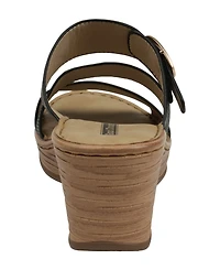 Gc Shoes Women's Odalis Buckle Comfort Wedge Sandals