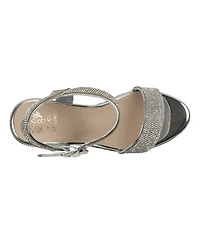 Gc Shoes Women's Betty Embellished Wedge Slingback Wedge Sandals