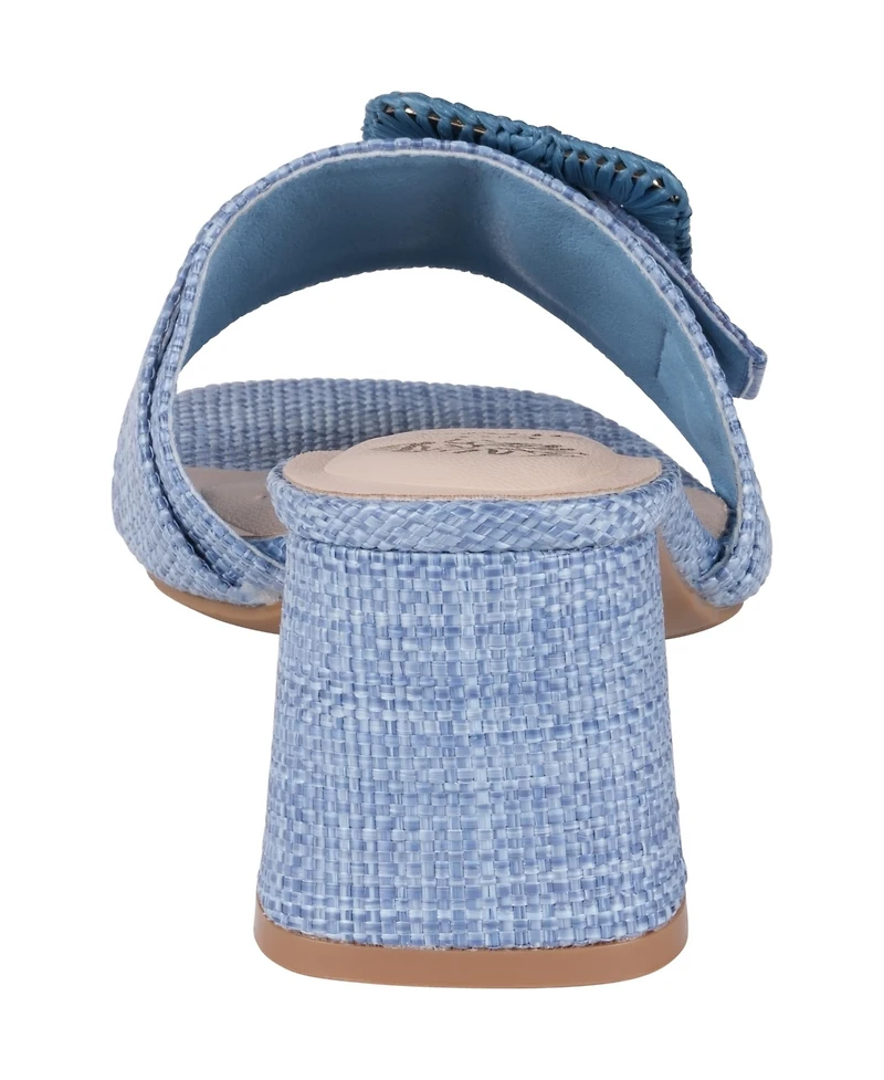 Gc Shoes Women's Britta Buckle Block Heel Dress Sandals