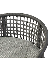 Madison Park Hermosa 21.5" Wide Woven Counter Stool