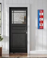 Northlight Americana Welcome Metal Wall Sign, 40"