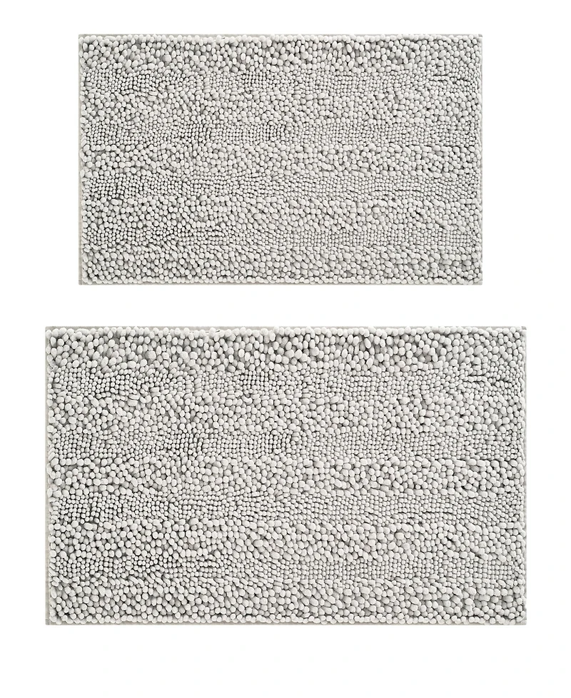 Laura Ashley Astor Chenille 2-Pc. Bath Mat Set