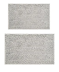 Laura Ashley Astor Chenille 2-Pc. Bath Mat Set