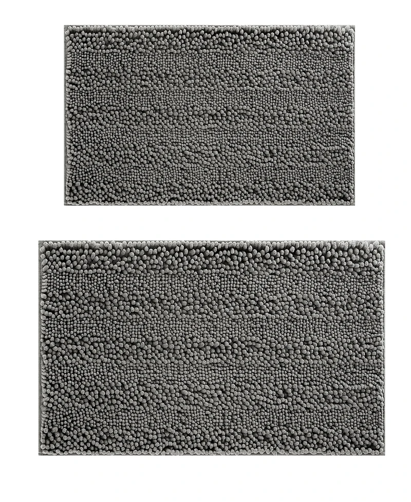 Laura Ashley Astor Chenille 2-Pc. Bath Mat Set