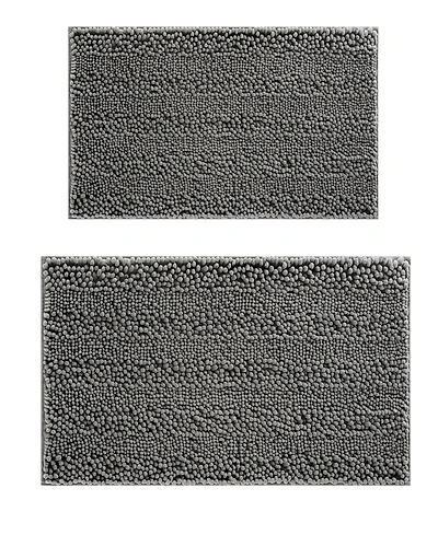 Laura Ashley Astor Chenille 2-Pc. Bath Mat Set