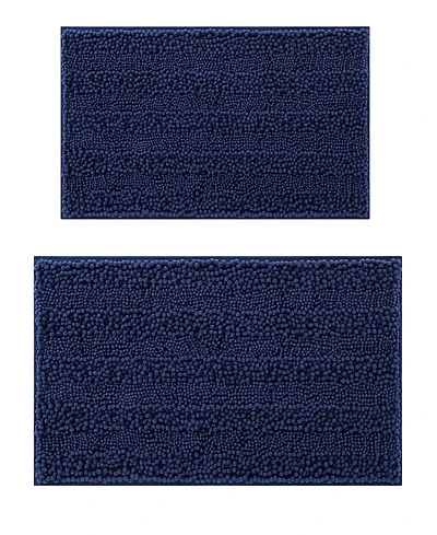 Laura Ashley Astor Chenille 2-Pc. Bath Mat Set