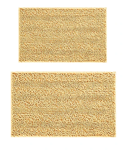 Laura Ashley Astor Chenille 2-Pc. Bath Mat Set