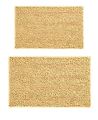 Laura Ashley Astor Chenille 2-Pc. Bath Mat Set