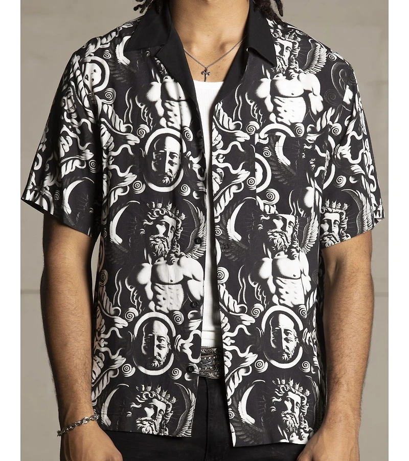 Saint Morta Mad God Short Sleeve Shirt Big & Tall