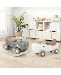 Convertible Rocking Horse & Sliding Car with Detachable Balance Board