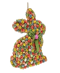 National Tree Company 18" Floral Bunny Decoration