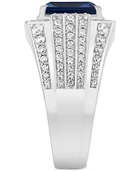 Men's Lab Created Ruby (4-1/6 ct. t.w.) & Lab-Created Diamond (1 Ring 10k Gold