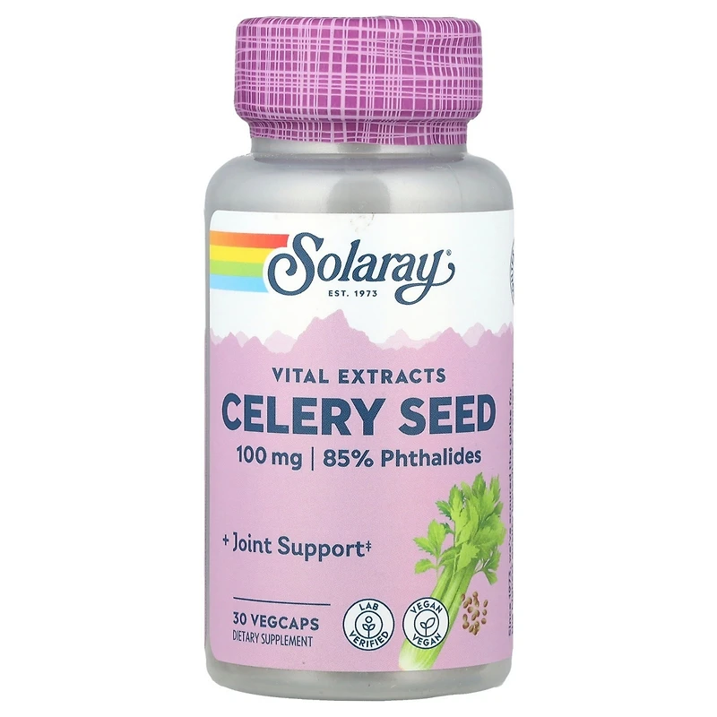 Solaray Vital Extracts Celery Seed - 30 VegCaps