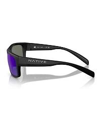 Native Eyewear Men's Ashdown Polarized Sunglasses, Mirror Polar XD9003