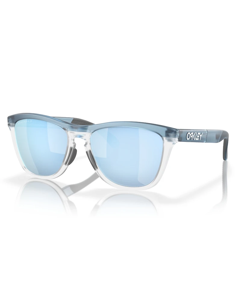 Oakley Unisex Polarized Sunglasses, Frogskins Range Low Bridge Fit Oo9284A