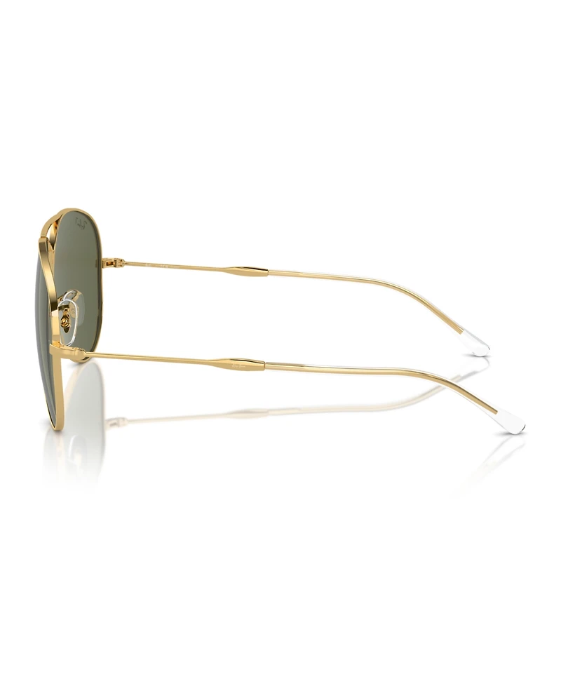 Ray-Ban Unisex Polarized Sunglasses, Old Aviator Rb3825
