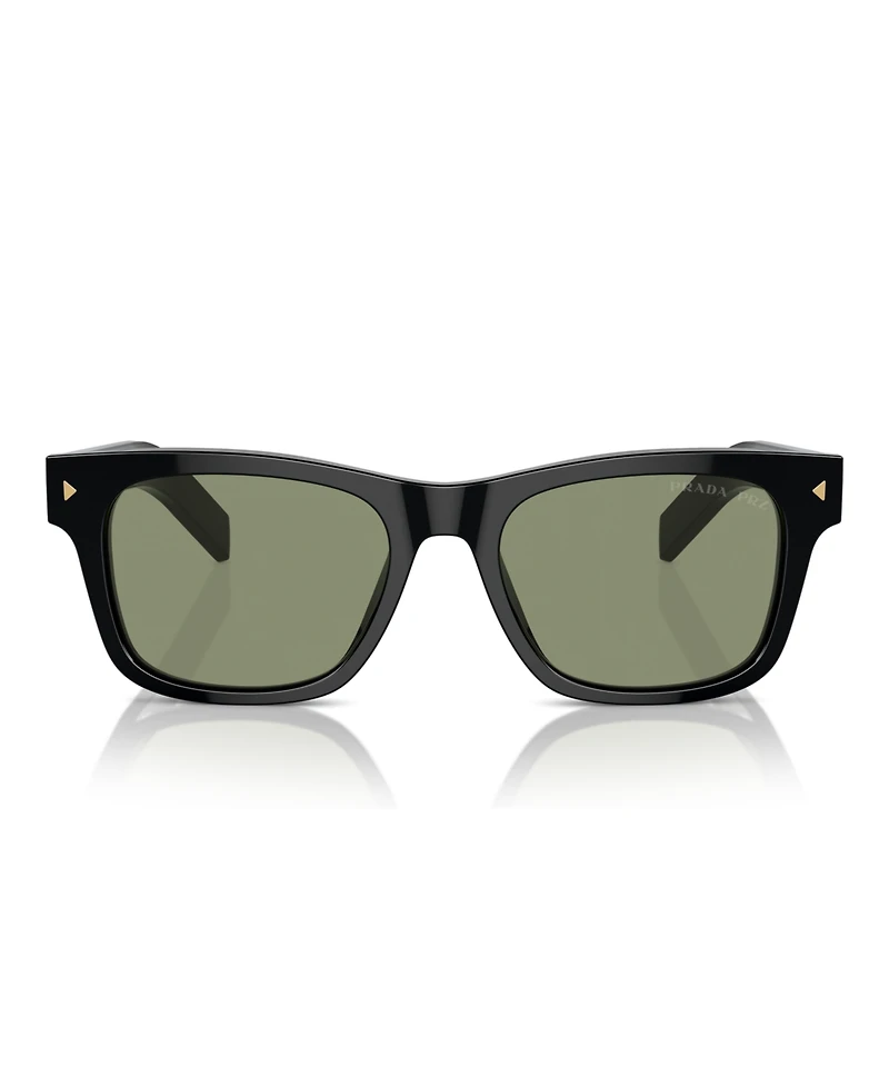 Prada Iconic Plaque Rectangular Men's Sunglasses