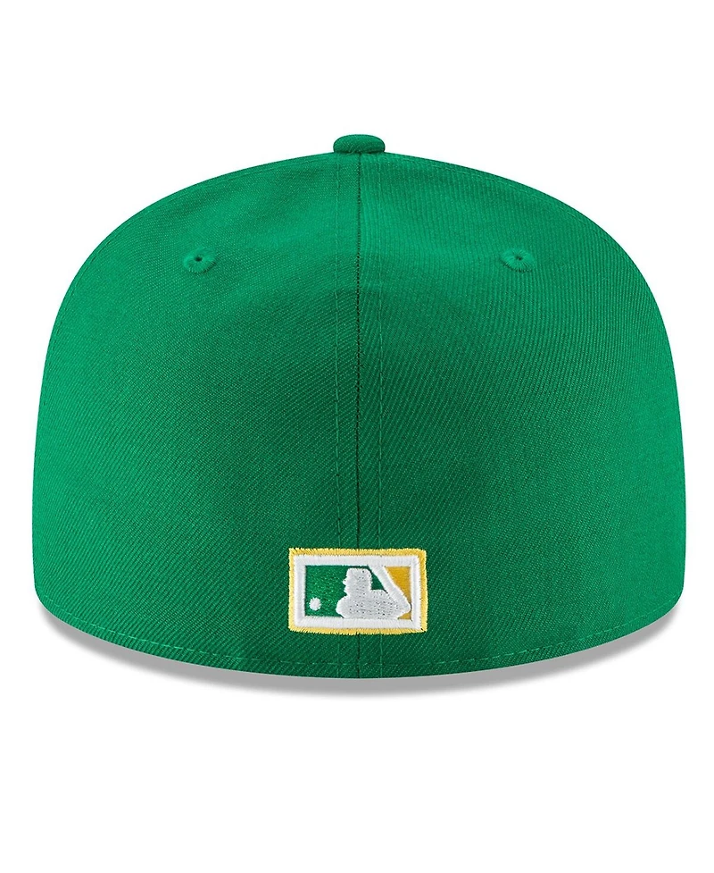 Men's New Era Green Oakland Athletics Cooperstown Collection Wool 59FIFTY Fitted Hat