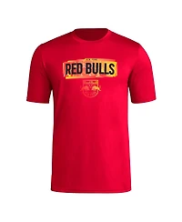 Men's adidas Red New York Bulls Local Pop Aeroready T-shirt