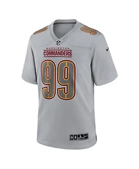 Men's Nike Chase Young Gray Washington Commanders Atmosphere Fashion Game Jersey