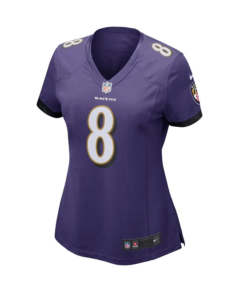 Women's Nike Lamar Jackson Purple Baltimore Ravens Game Jersey