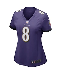 Women's Nike Lamar Jackson Purple Baltimore Ravens Game Jersey