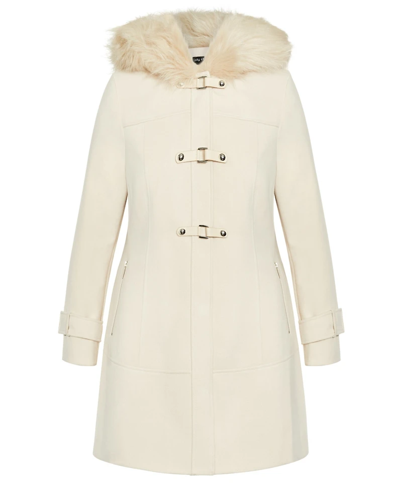 City Chic Plus Wonderwall Coat