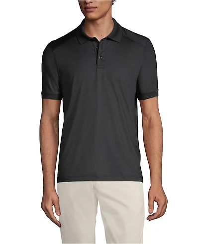 Lands' End Men's Short Sleeve Rapid Dry Active Polo Shirt