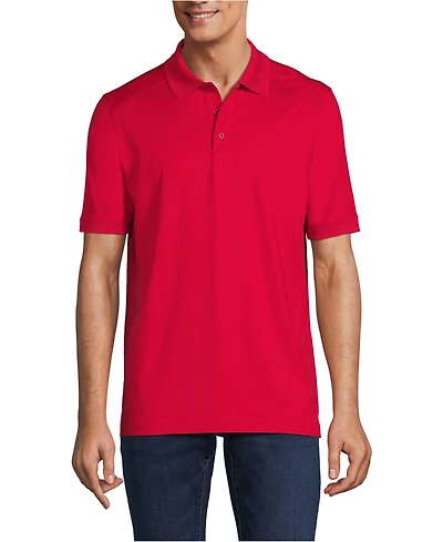 Lands' End Men's Short Sleeve Rapid Dry Active Polo Shirt