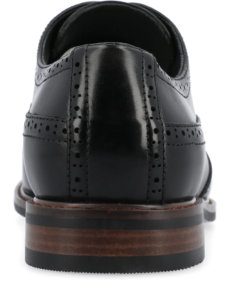 Vance Co. Men's Nikola Tru Comfort Foam Slip-On Oxford Dress Shoes