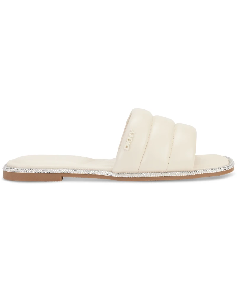 Dkny Bethea Quilted Slip-On Slide Sandals