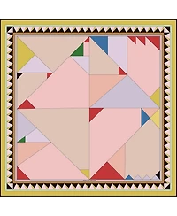 Jessie Zhao New York Double Silk Scarf Of Color Recombination