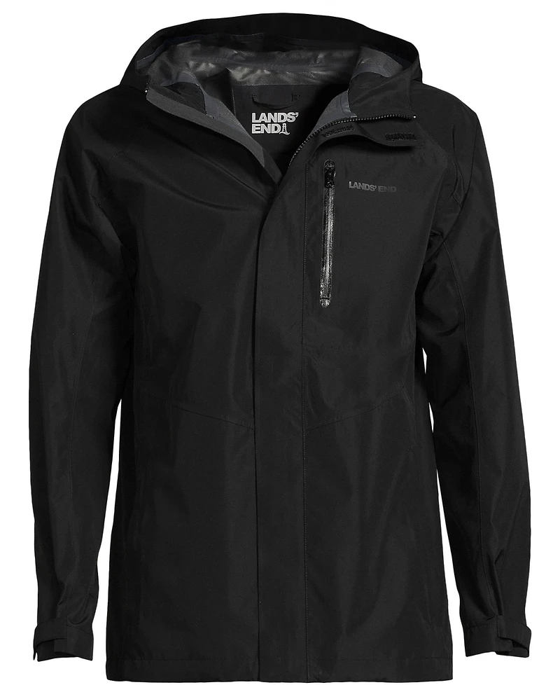 Lands' End Men's Squall Waterproof Packable Rain Jacket