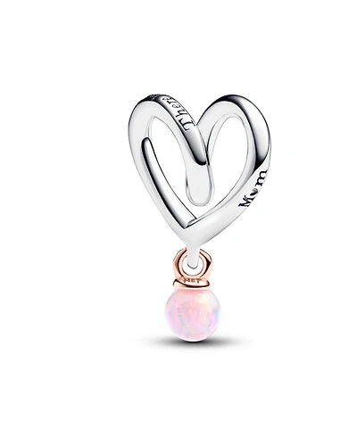 Pandora Two-Tone Wrapped Heart Charm