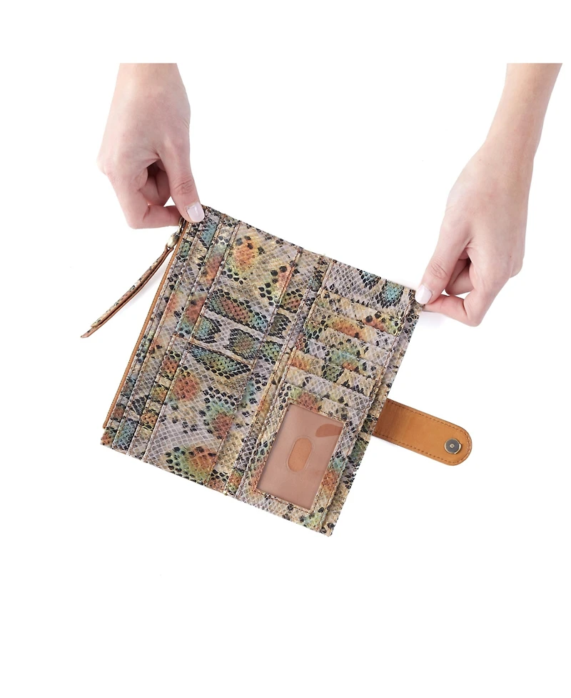 Hobo Max Continental Wallet - Blue Stone