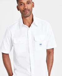 Hugo by Boss Men's Loose-Fit Button-Down Twill Shirt
