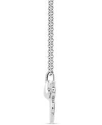 Disney Wonder Fine Jewelry Diamond Accent Minnie Mouse Silhouette Pendant Necklace in Sterling Silver, 16" + 2" extender