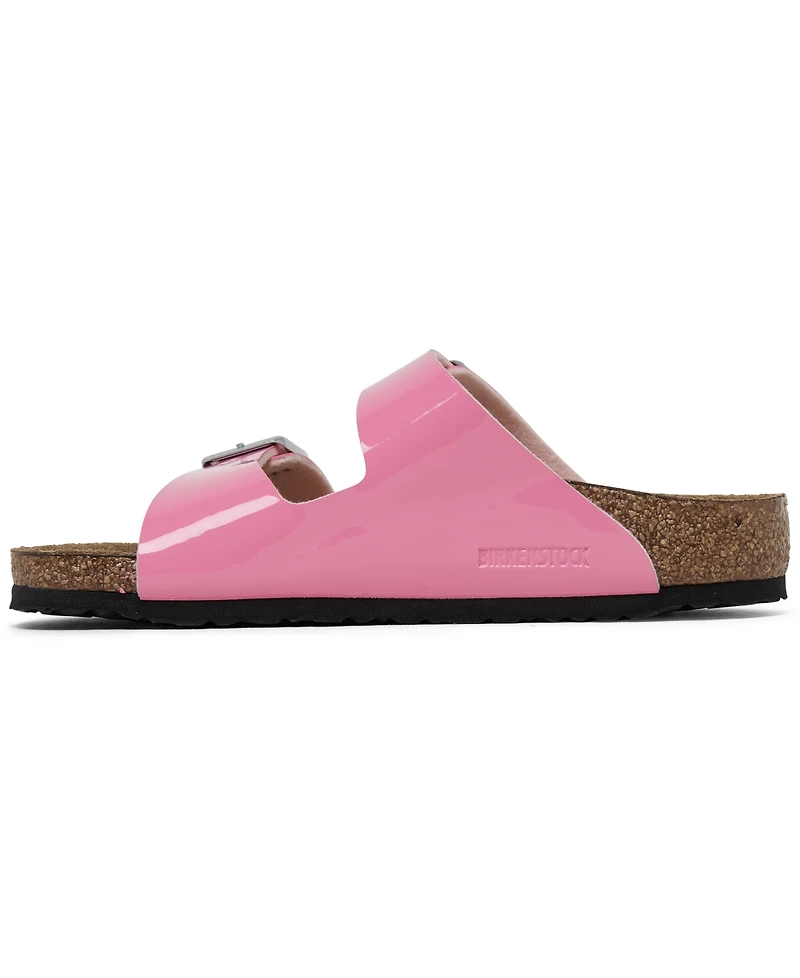 Birkenstock Little Girls Arizona Birko-Flor Patent Sandals from Finish Line