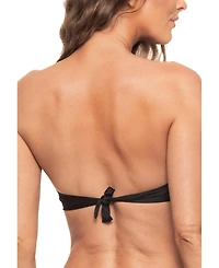 Guria Beachwear Women's Tortoise Ring Padded Bandeau Bikini Top