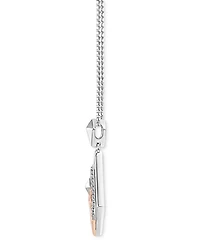 Star Wars Wonder Fine Jewelry Diamond Ahsoka 18" Pendant Necklace (1/10 ct. t.w.) in Sterling Silver & Rose Gold-Plate
