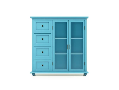 Buffet Sideboard Table Kitchen Storage Cabinet with Drawers and Doors