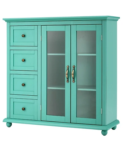 Buffet Sideboard Table Kitchen Storage Cabinet with Drawers and Doors