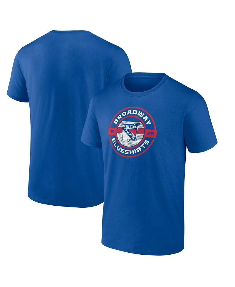 Men's Fanatics Blue New York Rangers Local T-shirt