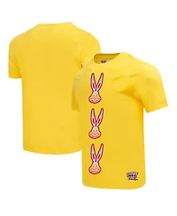 Men's Freeze Max Bugs Bunny Yellow Looney Tunes Acid Colors T-shirt